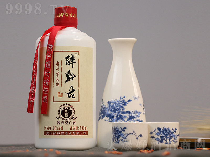 ��ǭ�ž���8��ƿ�� �u���Ͱ׾ơ�53�� 500ml��