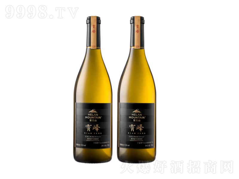 葡萄酒霄峰干白優(yōu)選霞多麗白750ml