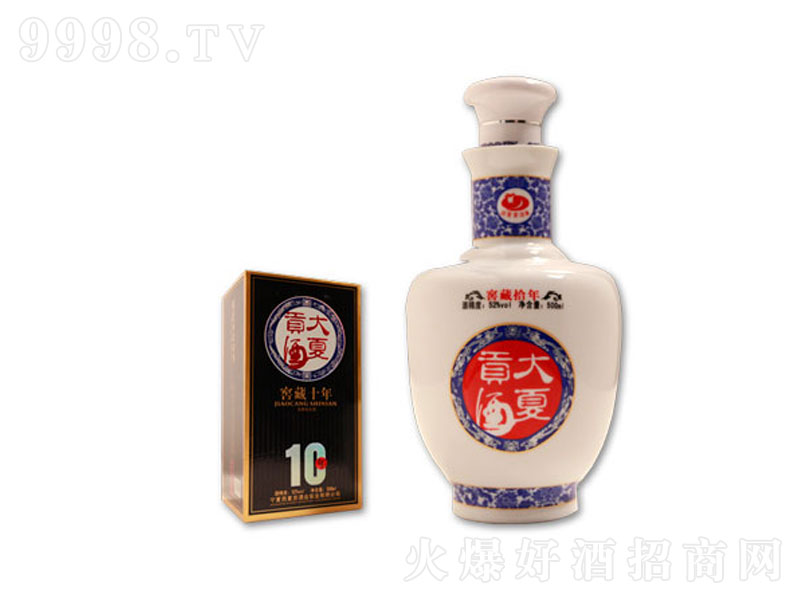 西夏貢酒10年濃香型酒【52度500ml】