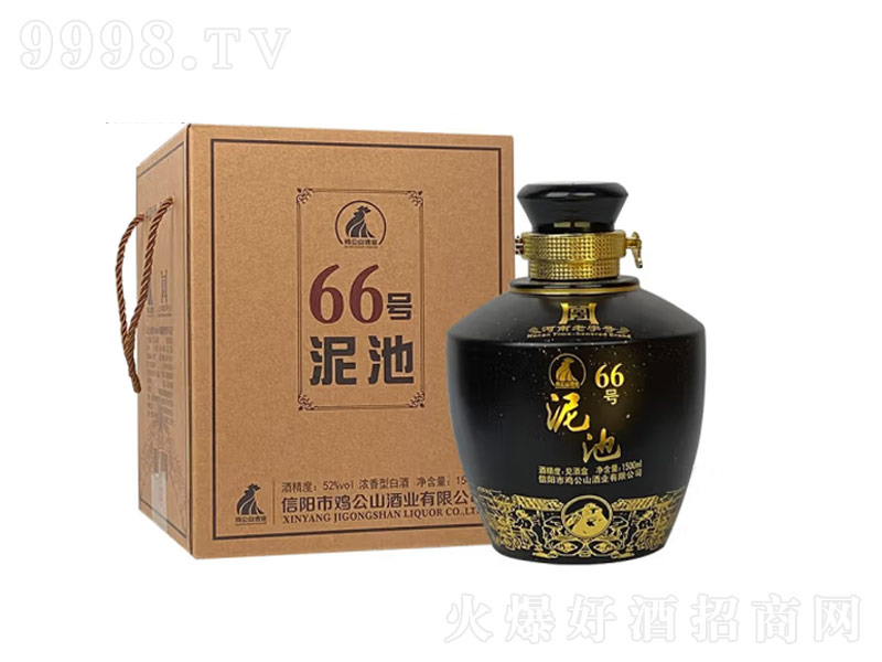 雞公山66號(hào)泥池壇裝白酒濃香型【52度1.5L】