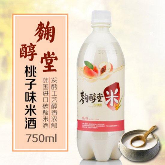 4°麴醇堂瑪克麗米酒桃子味750ml價格，多少錢？