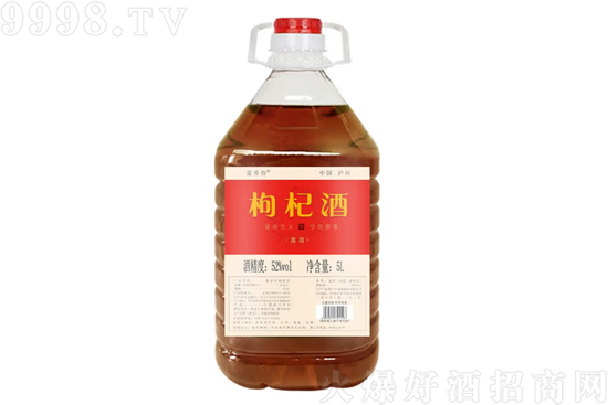 52°藍(lán)香谷枸杞酒枸杞泡酒微甜酒5L價格，多少錢？