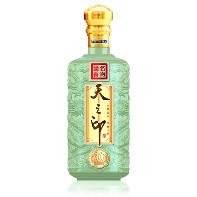 天之印酒30大師級釀造53°500ml醬香型白酒