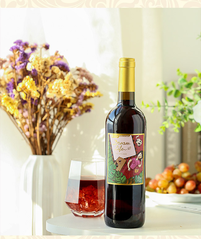 仙的理想生活半甜紅葡萄酒【12° 750ml】