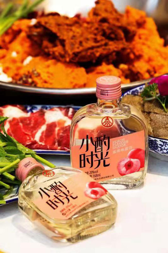 小酌時光牌蜜桃味露酒【20° 168ml】