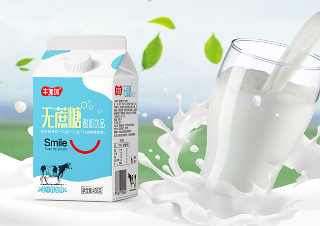 牛加加無蔗糖酸奶飲品【458ml】