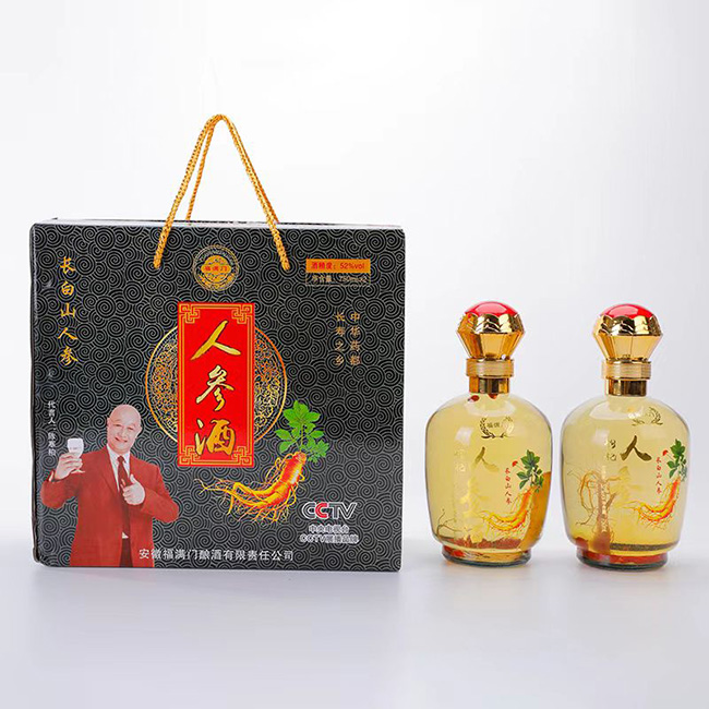 福滿門人參酒【52°750ml×2】