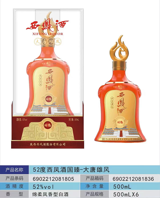 西鳳酒大唐雄風國臻